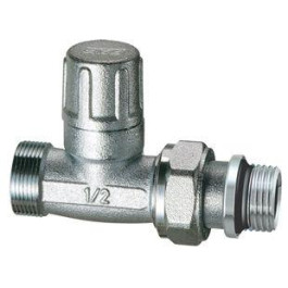 FAR Прямой запорный вентиль НР M24x19 1/2" с уплотнением EPDM