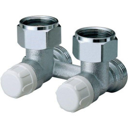 FAR Узел нижнего подключения (угловой) для стальных панельных радиаторов в одно- и двухтрубных системах 24x19