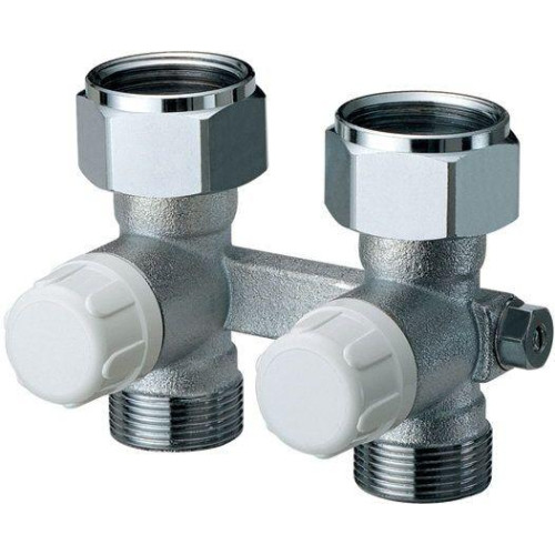 FAR Узел нижнего подключения (прямой) для стальных панельных радиаторов в одно- и двухтрубных системах 3/4" EU