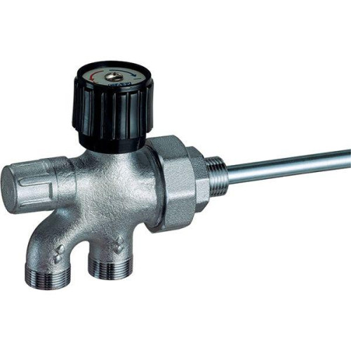 FAR 3/4" 12мм Узел нижнего подключения для однотрубных систем с регулирующим и запорным вентилями