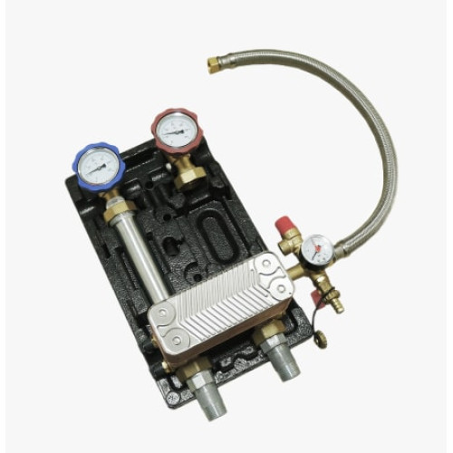 Насосная группа NG-UT-0130 прямая с теплообменником 1" TIM