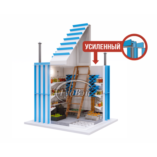 Пластиковый погреб ГудВэй Оптиум 6*2м