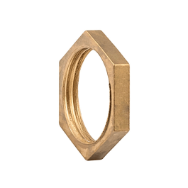 Гайка стопорная латунная резьбовая Elsen 1"