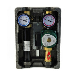 Группа быстрого монтажа BMU-D-40-25-P NED Thermo InstallHEAT с прямым контуром 1" с насосом DAB VA 65/130
