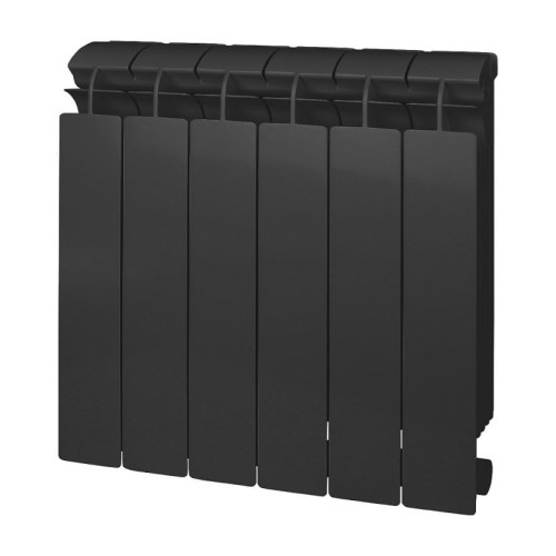 Биметаллический радиатор Global Style Plus Grigio Scuro 500/ 4 секции черный