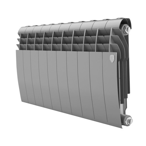 Биметаллический радиатор Royal Thermo BiLiner 350 Silver Satin (10 секций)
