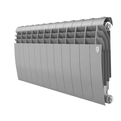 Биметаллический радиатор Royal Thermo BiLiner 350 Silver Satin (12 секций)