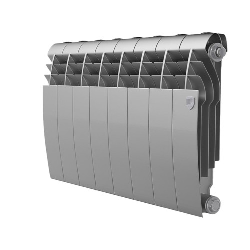 Биметаллический радиатор Royal Thermo BiLiner 350 Silver Satin (8 секций)
