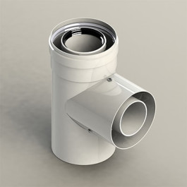 Т-образное соединение Groppalli для дымохода 100/150 мм