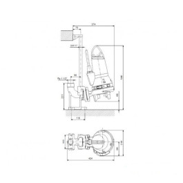 Насос погружной фекальный Grundfos SEG.40.15.2.1.502 (арт.98280724)