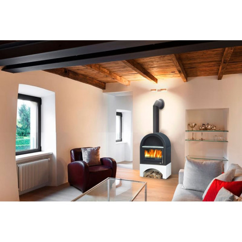 Печь-камин ABX Grunt с теплообменником 10 кВт