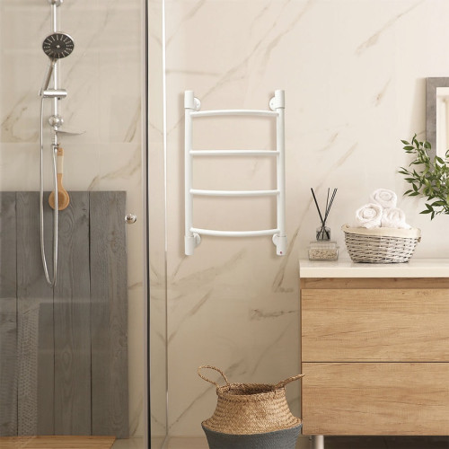 Полотенцесушитель электрический Energy H2 650х400 мм белый матовый