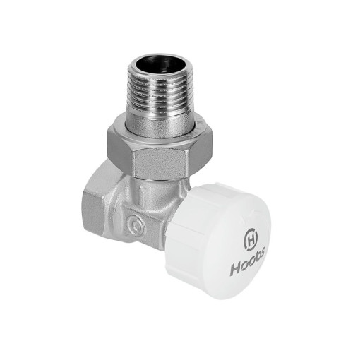 Клапан термостатический с преднастройкой угловой Hoobs 3/4"
