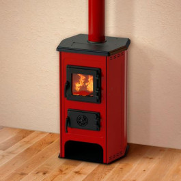 Печь-камин MBS Hit red