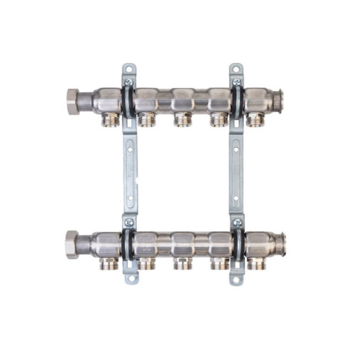 Коллекторная группа Hansa HK-52 НГ 1"х3/4" EK 2 контура, нержавеющая сталь