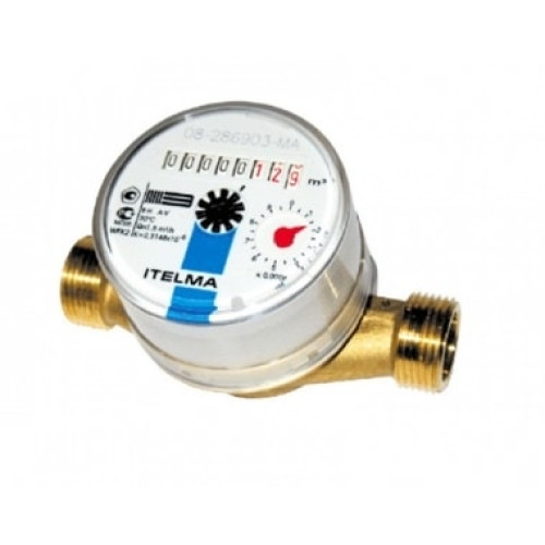 Счётчик для холодной воды Itelma ДУ 15мм L110мм арт.WFK20.D110