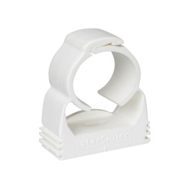 Хомут с защёлкой Walraven Bis Starquick для труб 24-28мм.белый (арт.0855028)