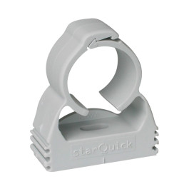 Хомут с защёлкой Walraven Bis Starquick для труб 20-23мм.серый (арт.0854022)