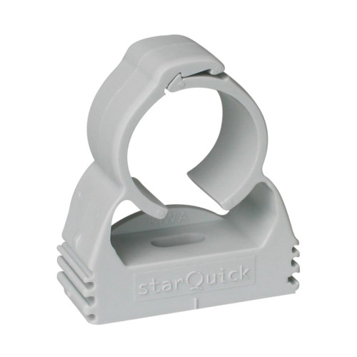 Хомут с защёлкой Walraven Bis Starquick для труб 32-35мм.серый (арт.0854035) Хомут с защёлкой Walraven Bis Starquick для труб 32-35мм.серый (арт.0854035)