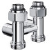 Узел нижнего подключения термостатический прямой Royal Thermo Design 1/2"х3/4" (Хром)