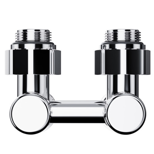Узел нижнего подключения термостатический угловой Royal Thermo Design 1/2"х3/4" (Хром)