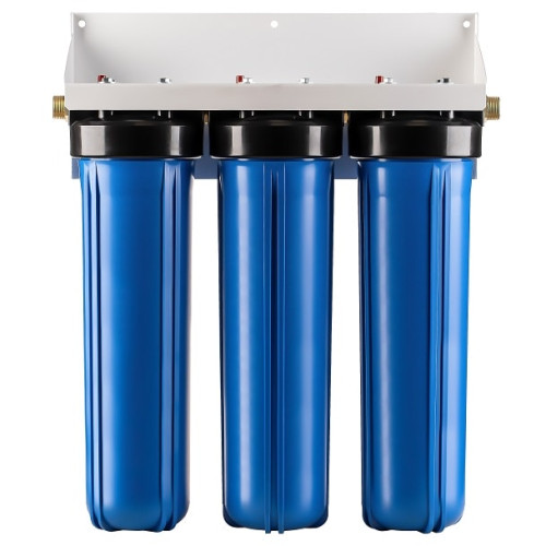 Корпус фильтра Гейзер из 3х колб ВВ 20" (без картриджей)