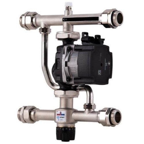 Насосно-смесительный узел Stout с насосом Grundfos UPSO 25-65 130 арт. SDG-0120-007001