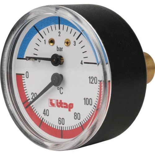 Термоманометр Itap 485 1/2 осевое подключение