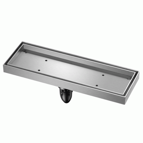 Трап сантехнический MAGdrain JYC 300 Q50-B (100*300, магнитный клапан, Нерж., основание под плитку)