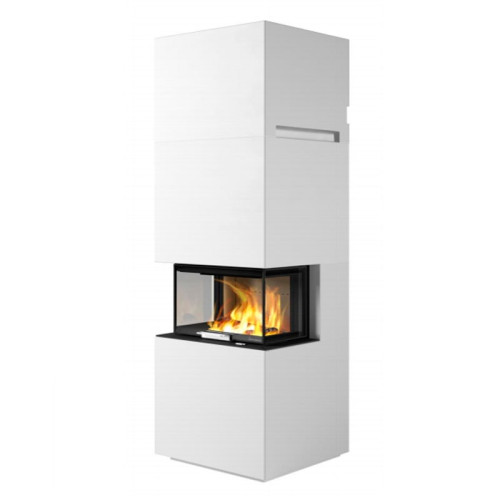 Печь-камин Nordpeis Capri высокая с топкой Q-24UL IR