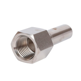 Пресс-вставка из нержавеющей стали Tim с ВР резьбой 28х3/4" мм