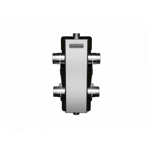 Гидрострелка нержавеющая Gidruss GRSS-60-25 EPP до 60 кВт 1" EPP-термоизоляция