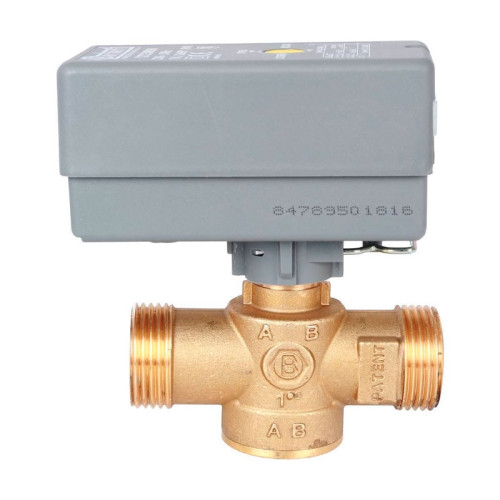 Клапан 2х-ходовой с сервоприводом 230В Stout SVM-0070-200025 НР 1"