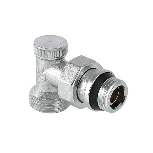 Клапан настроечный угловой Valtec 1/2"x3/4" арт.VT.019.NER.04 с переходом на евроконус