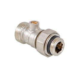 Кран нижнего подключения радиатора Valtec 1/2"x3/4" арт.VT.345R.N.05