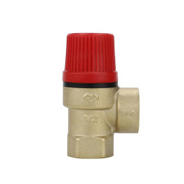 Клапан предохранительный Varmega 1/2",ВР-ВР резьба, 1.5Бар, мембранный