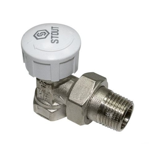 Клапан термостатический угловой 3/4" Stout