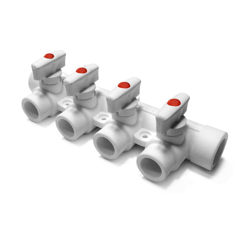 Коллектор полипропиленовый Pro Aqua ДУ 40-20 мм на 2 выхода