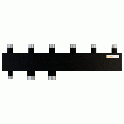 Коллектор Warme WKS80.3 (черная сталь) на 3 контура до 80 кВт