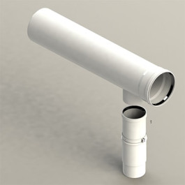 Коллектор дымовых газов Groppalli 125/80 для конденсационных котлов Time Power 50K-70K до 160 кВт