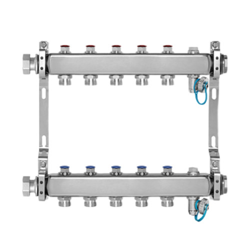 Коллекторная группа МИВС Premium HSV с запорно-регулирующими клапанами, на 11 выходов 3/4"