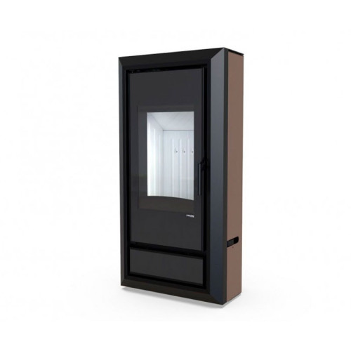 Печь-камин Defro Home Ignis 9 кВт коричневая сталь