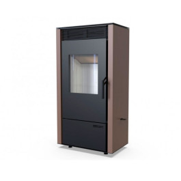 Печь-камин Defro Home Viva 6 кВт коричневая сталь