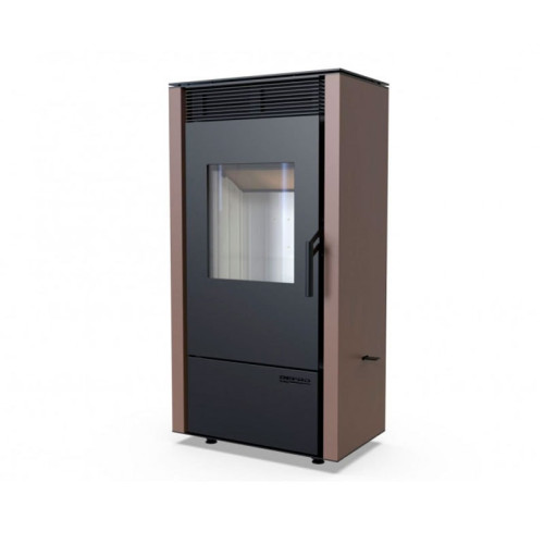 Печь-камин Defro Home Viva 6 кВт коричневая сталь