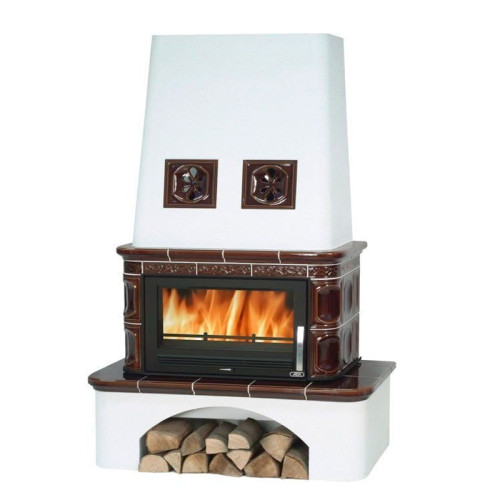 Печь-камин ABX Laponie II P OX коричневый