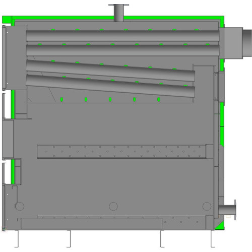 Котел твердотопливный Lavoro Eco P 200