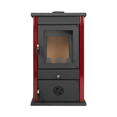 Печь-камин MBS Thermo Vesta Plus dark red