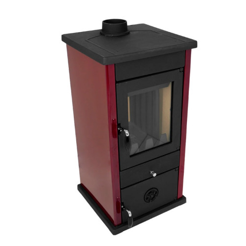 Печь-камин MBS Thermo Vesta Plus dark red