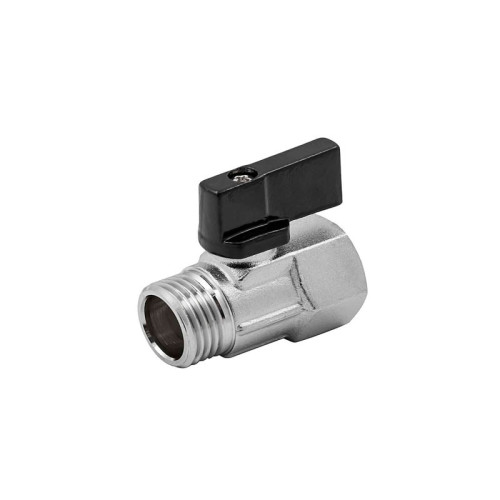 Кран шаровой mini ELSEN прямой 1/4"x1/4" НВ ручка-бабочка