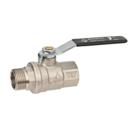 Кран шаровый Bugatti Oregon 306 1" 1/2 НР/ВР ручка-плоская